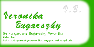 veronika bugarszky business card